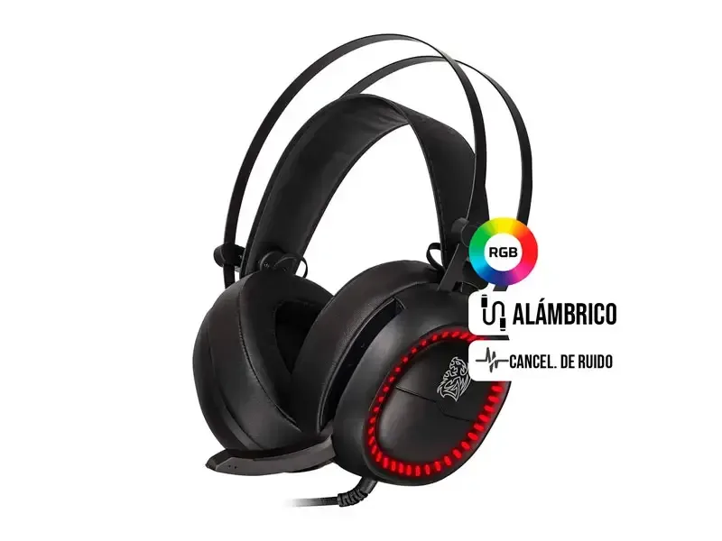Audifono Gaming Thermaltake Ttespots Shock PRO RGB 7.1 Black