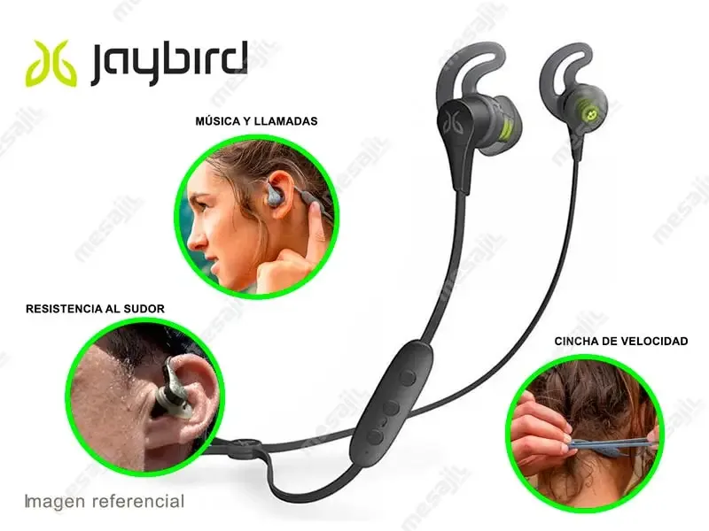 Audifono Microfono Bluetooth JAYBIRD X4 waterproof 8H Black
