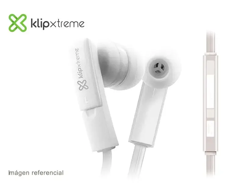 Audifono Microfono Klip Xtreme BeatBuds Red White