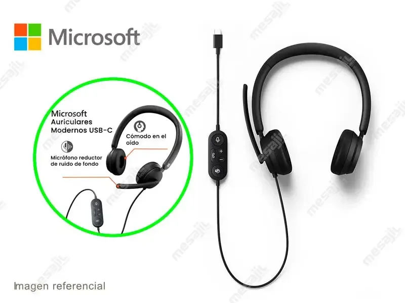 Audifono Microfono Microsoft Modern USB-C Headset