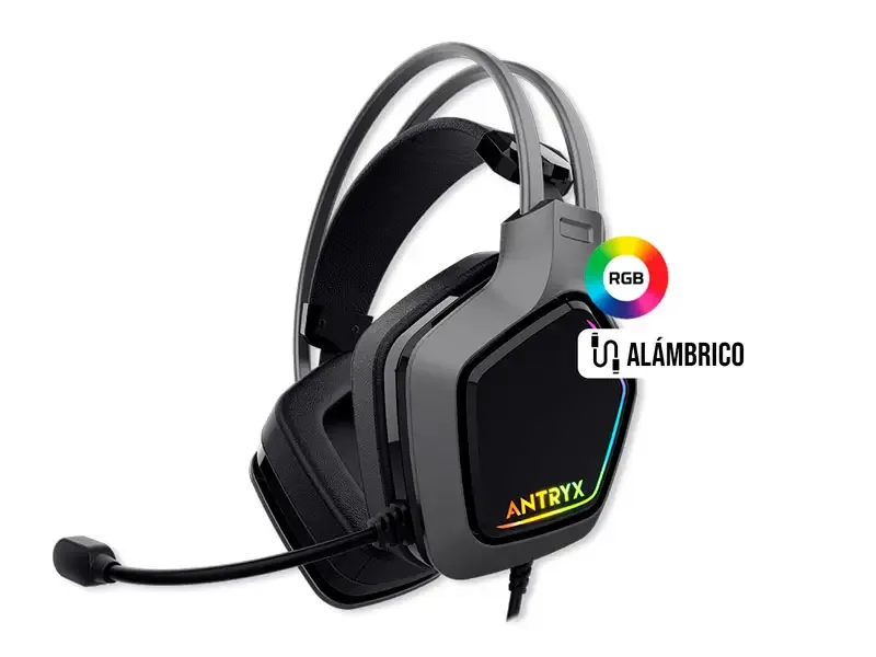 Auricular Gaming Antryx Chrome Enigma 7.1 USB GRAY