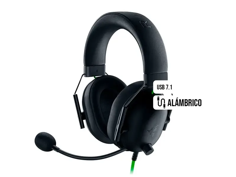 Auricular Gaming Razer BlackShark V2 X USB 7.1 Black