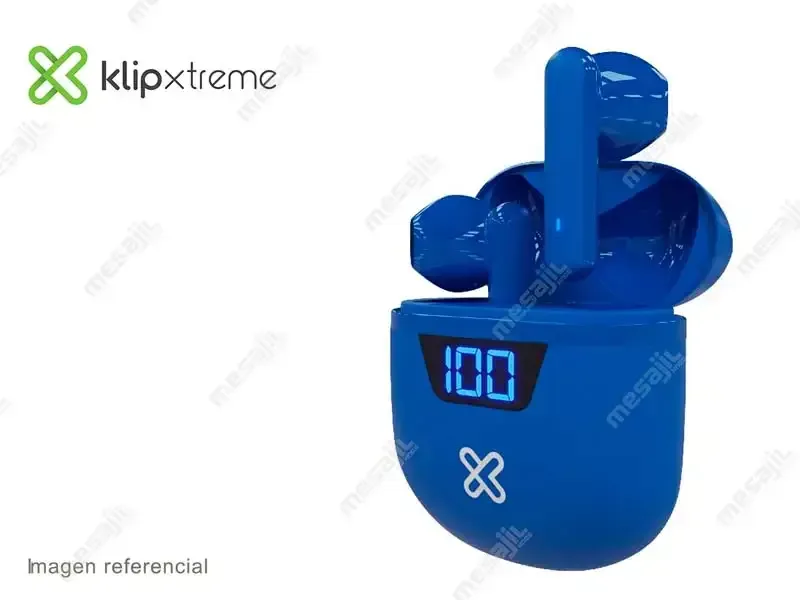 Auricular Klip Xtrem Touchbuds (KTE-006BL)  TWS Bluetooth Blue