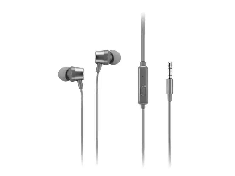 Auricular Lenovo 110 120cm 3.5mm Gris