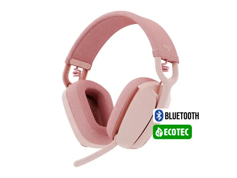 Auricular Logitech Zone VIBE 100 BT Rose