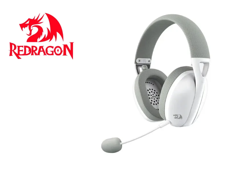 Auriculares Redragon Ire Wireless H848G GRAY