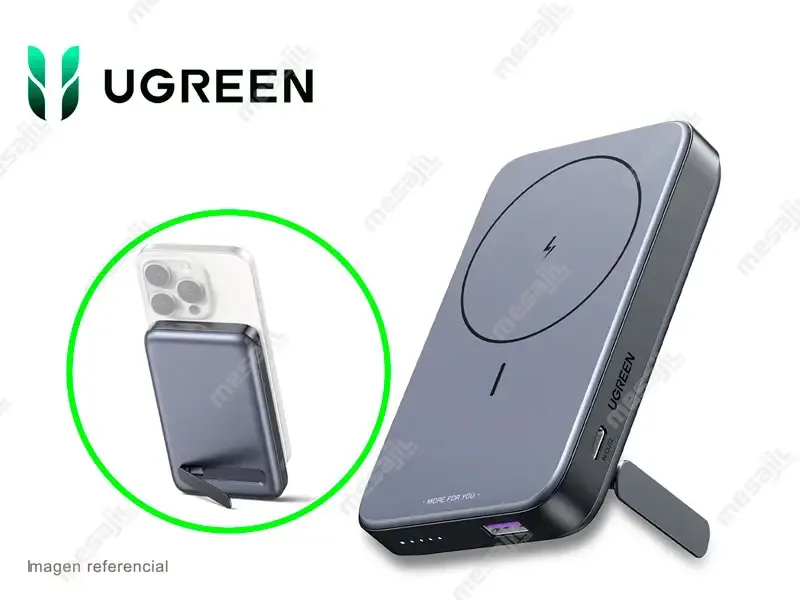 Bateria Externa Portatil UGREEN Power Bank Inambrico Magnetico 10000mAh (15086)