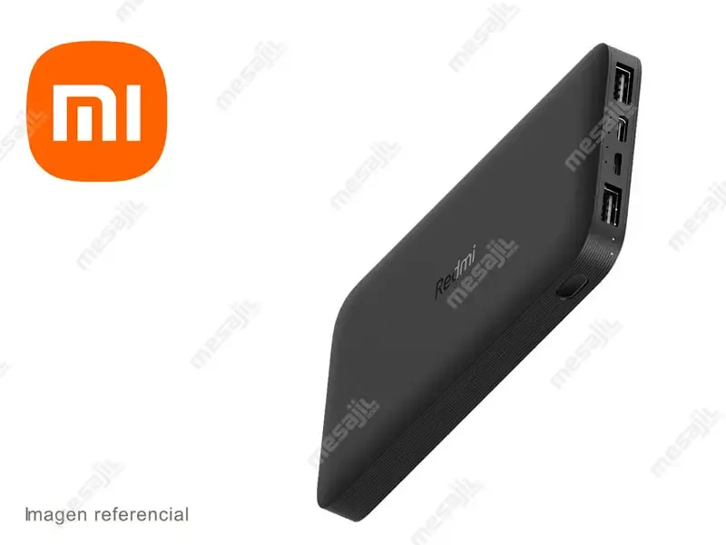 Bateria Externa Portatil Xiaomi Redmi Power Bank 10000mAh /18Vatios /2.4A /2 USB-C