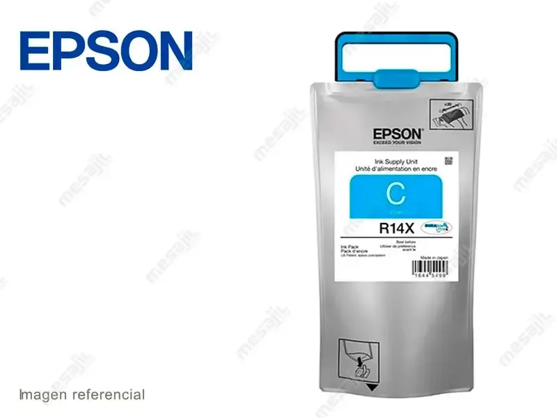 Bolsa de Tinta Epson TR14X220-AL Cian WorkForce Pro WF-R5690