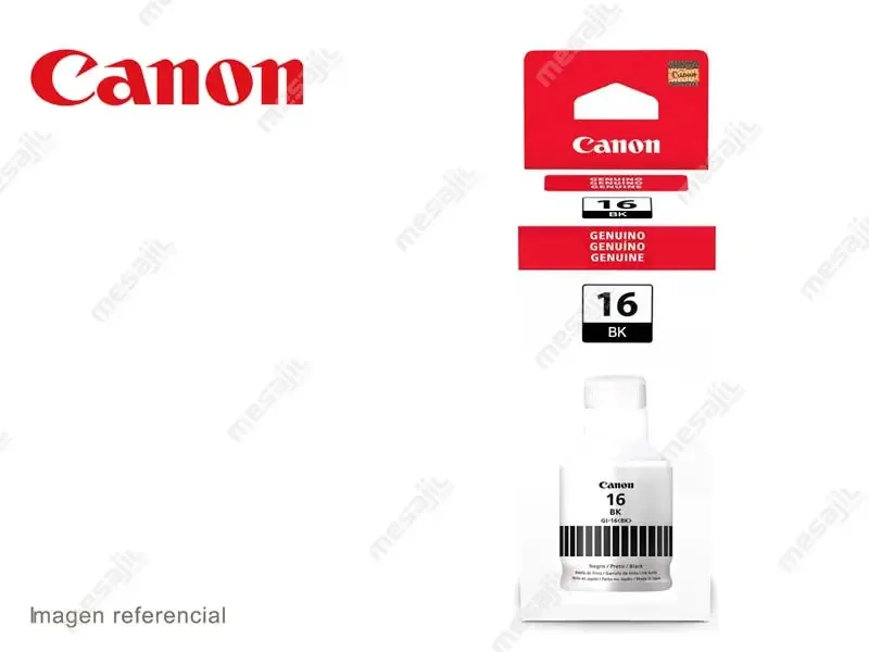 Botella de Tinta Canon GI-16 Black GX6010/GX7010 170ml
