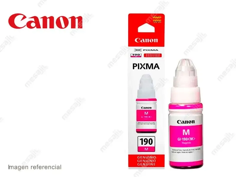 Botella de Tinta Canon GI-190 Magenta G2100/G3110/G4110 70ml
