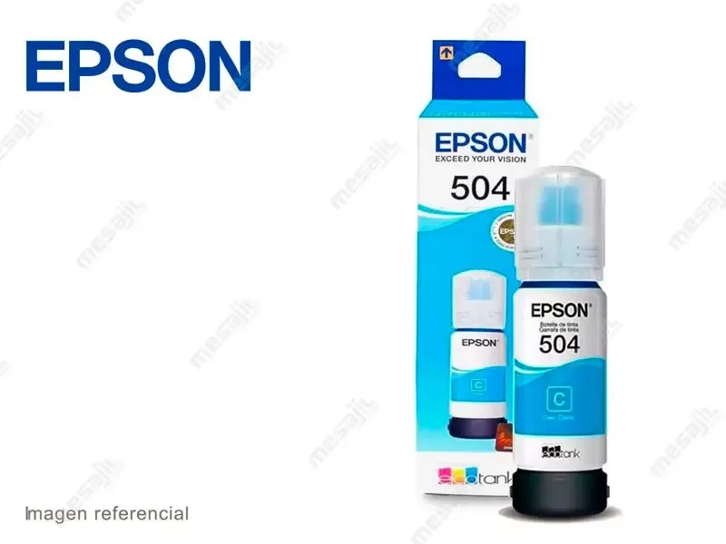 Botella de Tinta Epson T504220 Cyan  L4150/L4160/L4260/L6171/L6270