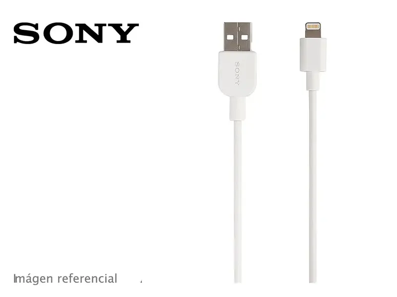 Cable Cargador Sony Lightning 1m (CP-AL100/W) White