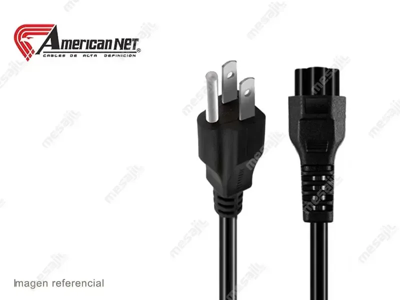 Cable de Poder 1.8mts Tipo Trebol