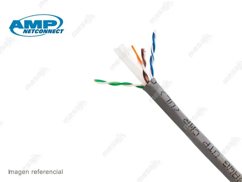 CABLE DE RED AMP/COMMSCOPE CAT. 6 X metros LSZH-1 Blanco