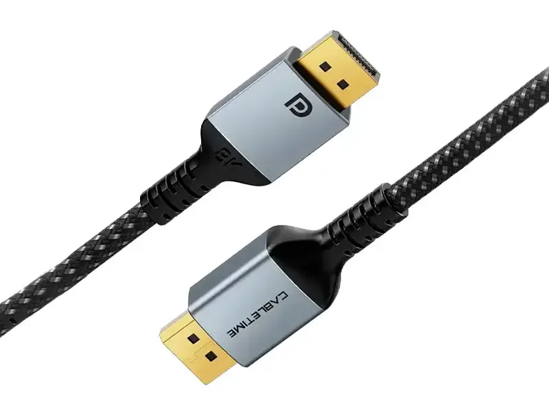 Cable DisplayPort a DisplayPort 2mts CABLETIME CD11L 8K 60Hz a 4K 144Hz Aluminio