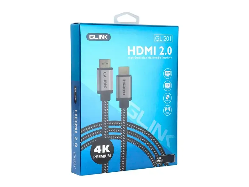 Cable HDMI a HDMI 3mts Glink GL-201 4K