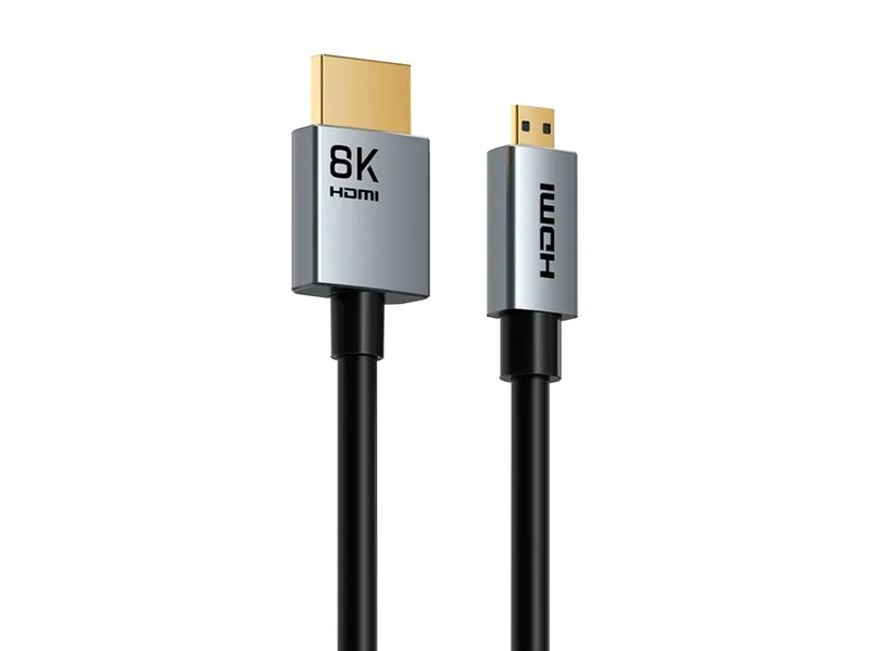 Cable Micro HDMI a HDMI 1.5mts CABLETIME CH16J 8K 60Hz
