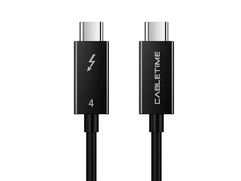 Cable Thunderbolt 4 a Thunderbolt 4 0.50mt CABLETIME CT40E 100W