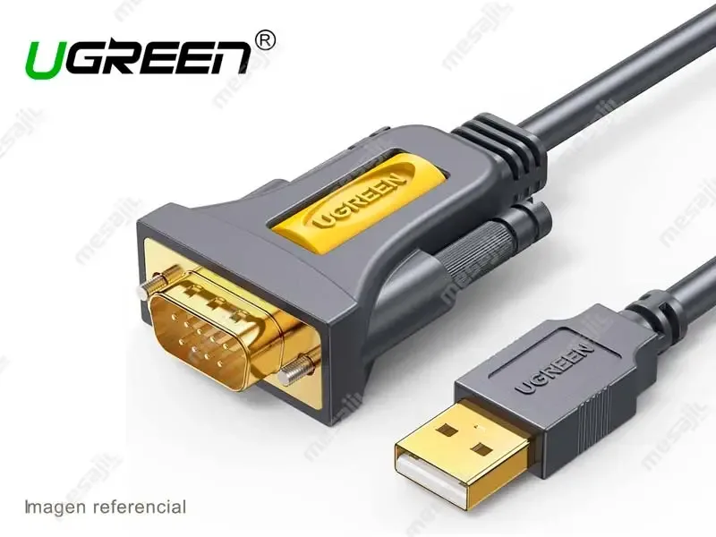 Cable UGREEN convertidor de USB a Serial DB9 RS-232 (20210)