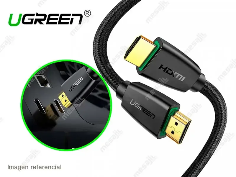 Cable UGREEN HDMI a HDMI 3mts. 4k con Braid (40411)