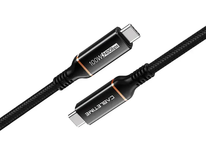Cable USB-C a USB-C 2mts CABLETIME CU40L 240W 8K