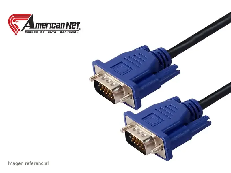 Cable VGA 3mts 2.0  AmericanNet c/filtro