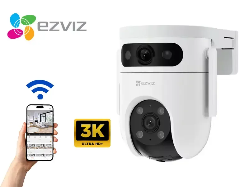 CAM IP H9C PT LENTE DUAL EXTERIOR 10MP WIFI LENTE 2.8+6MM