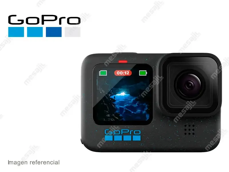 CAMARA GoPro HERO12 Black 5.3K/27.6 MP/Bluetooth/HDMI/USB-C/SD