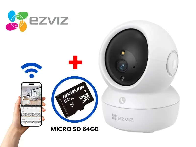 CAMARA IP H6C PRO FULL HD + MICRO SD 64GB