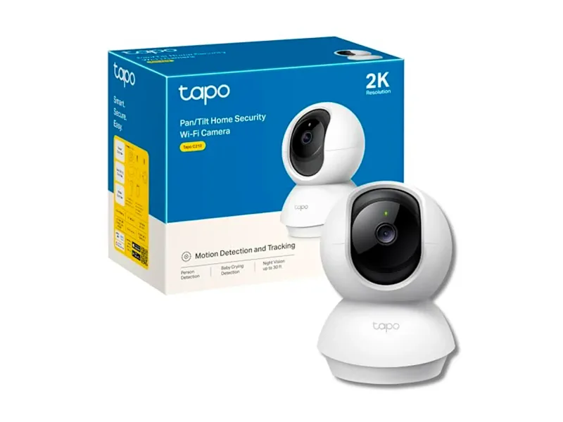 CAMARA TAPO IP PT INTERIOR 3MP 2K WIFI 3.8MM C210