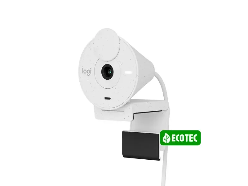 Camara Web Logitech Brio 300 Full HD 1080P USB-C  White