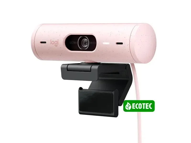 Camara Web Logitech Brio 500 Full HD 1080P USB-C  Rose