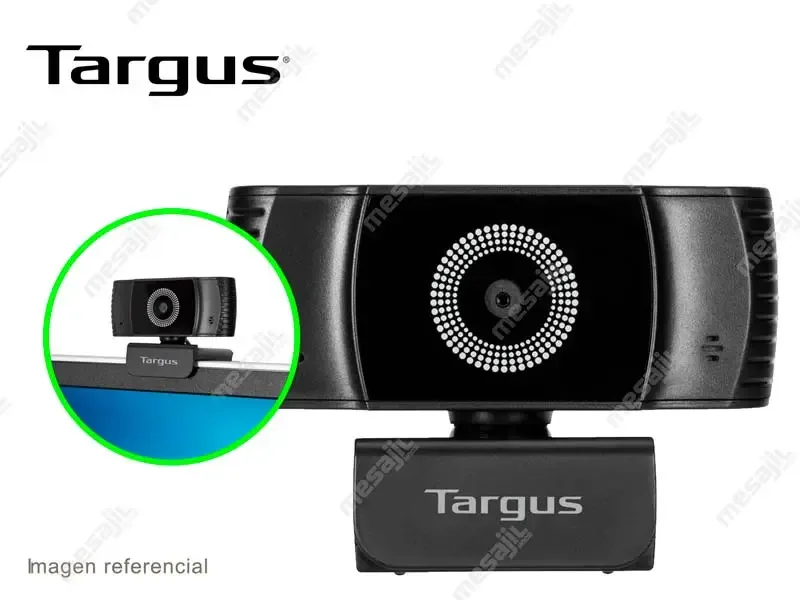 Camara WebCam Targus Plus HD 1080P USB Black