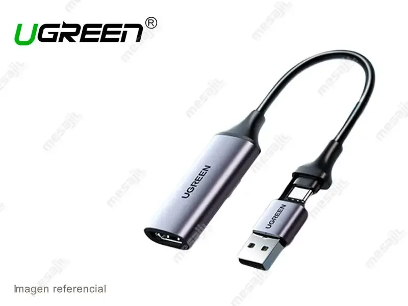 Capturador de Video UGREEN USB/USB-C/HDMI 4K (40189)