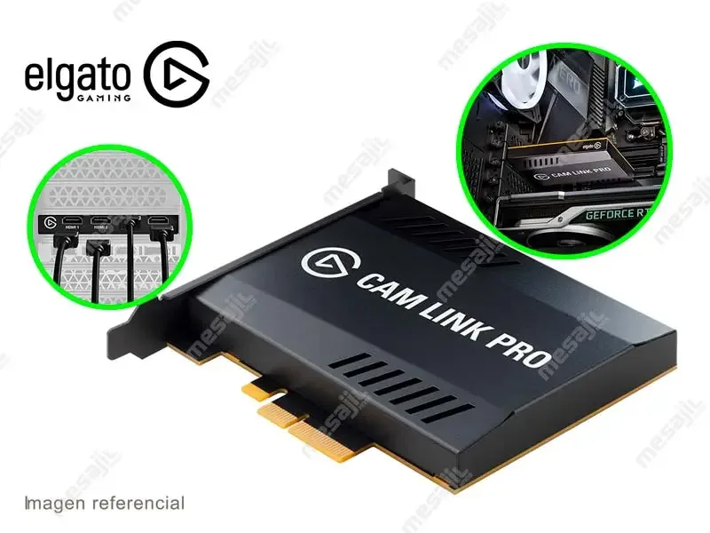 Capturadora de Video Elgato CAM LINK PRO 4K GUAD 4-HDMI