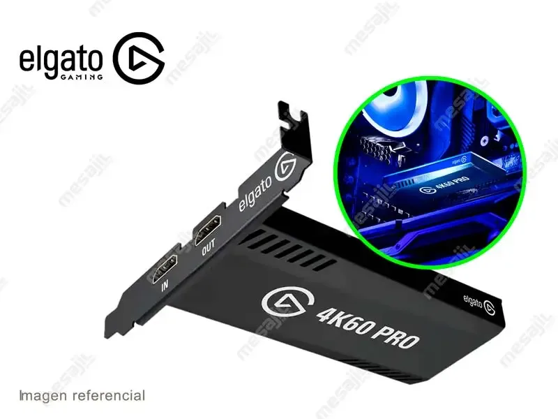 Capturadora de Video Elgato Game Capture 4K60 PRO MK.2 HDR10 PCIE