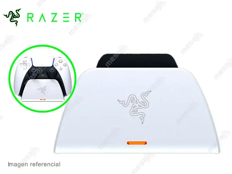 Cargador RAZER Quick Charging Stand P/control PS5 USB-C 10W White