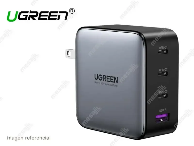 Cargador UGREEN Carga rapida 100w 3C1A 3 USB-C 1 USB (40737)