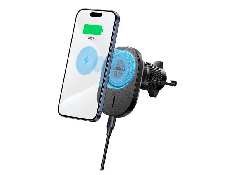 Cargador UGREEN P/auto inalambrico magnetico (25925)