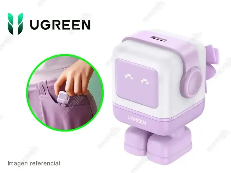Cargador UGREEN Robot 30w 1 USB-C (25036) Purpura