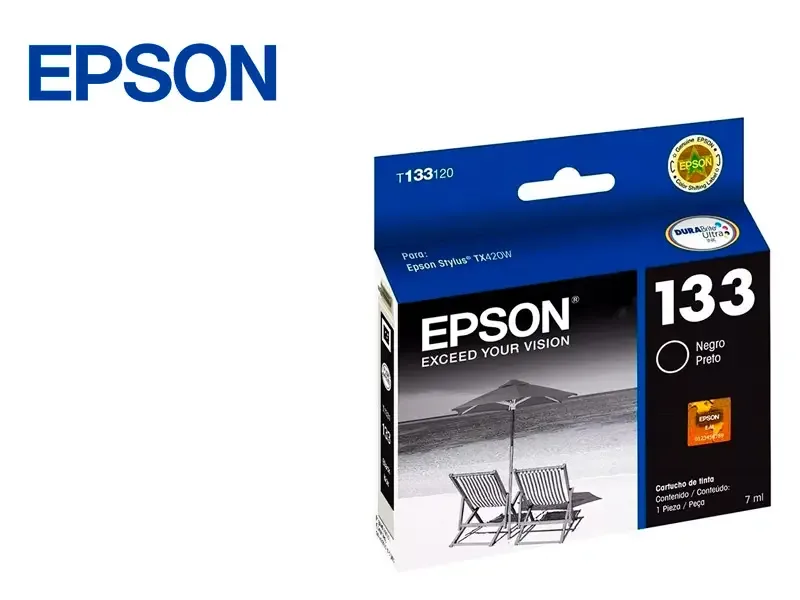 Cartucho de Tinta Epson T133120 Negro TX420W