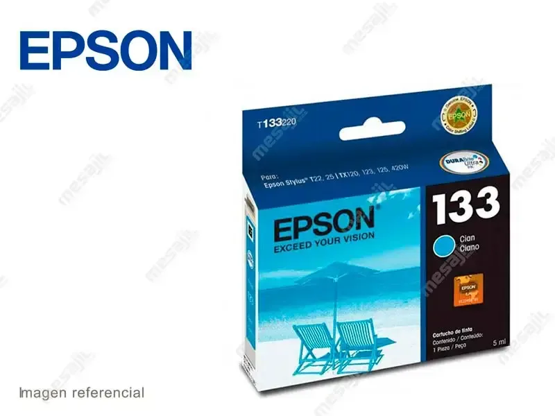 Cartucho de Tinta Epson T133220 Cian T25/TX420W