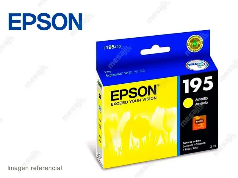 Cartucho de Tinta Epson T195420 Amarillo XP-101/201