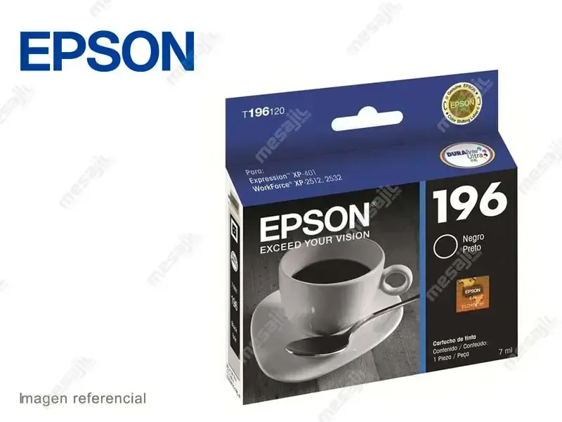 Cartucho de Tinta Epson T196120 Negro XP-401