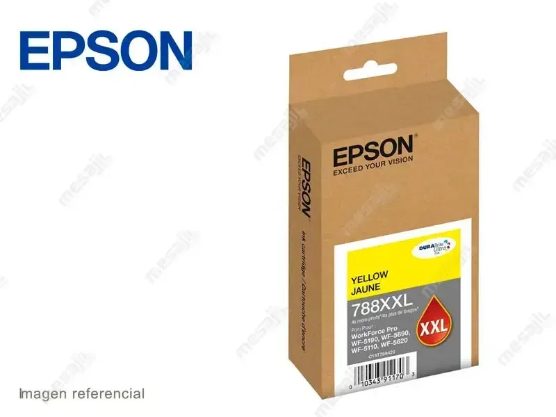 Cartucho de Tinta Epson T788XXL420-AL Amarillo WorkForce Pro WF-5190/5690 34ml