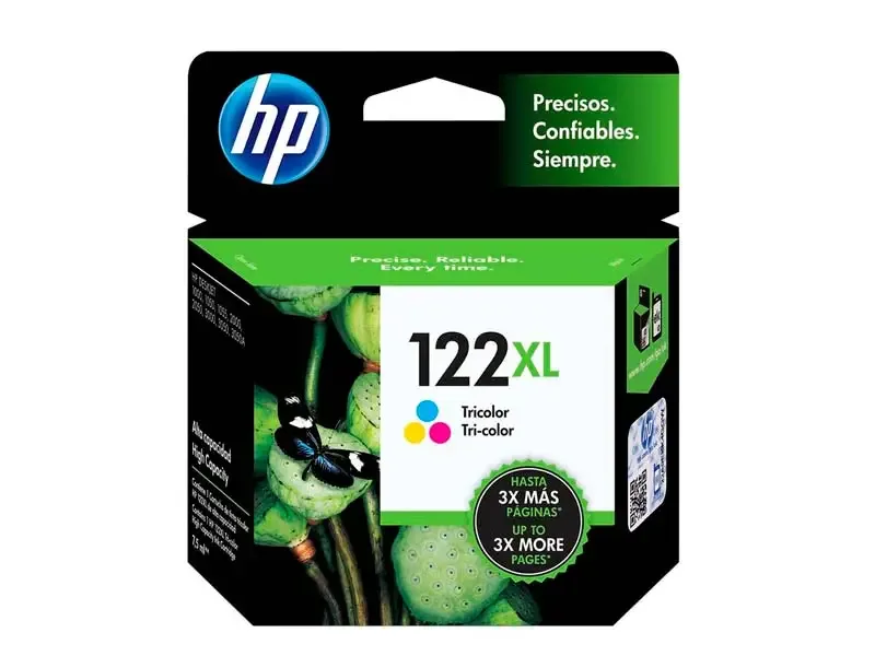 Cartucho de Tinta HP 122XL Tricolor Original (CH564HL) 2050/3050