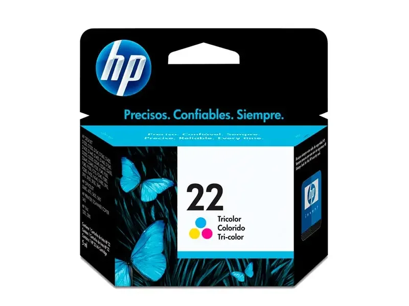 Cartucho de Tinta HP 22 Tricolor Original (C9352AL) 3920/3940/3040/PSC1410/F380
