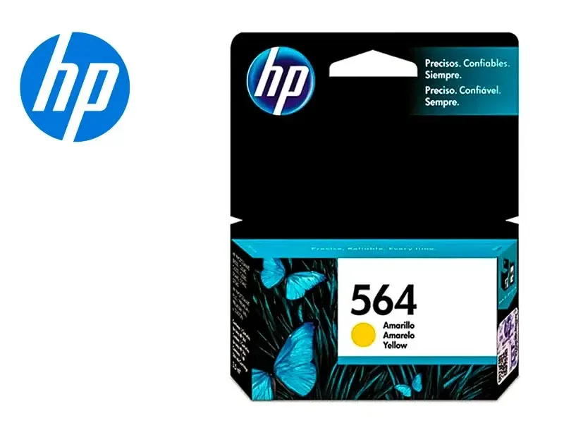 Cartucho de Tinta HP 564 Amarillo Original (CB320WL) D5445/D5460/C6340
