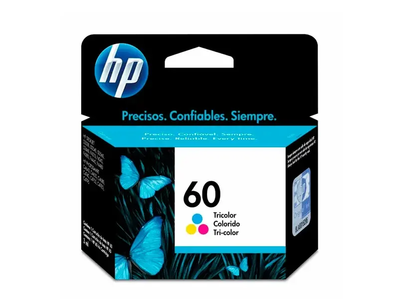 Cartucho de Tinta HP 60 Tricolor Original (CC643WL) D2530/D2556/F4280